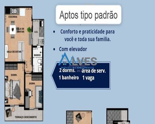 Apartamento, 2 quartos, 44 m² - Foto 3