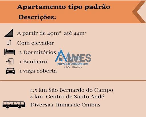 Apartamento, 2 quartos, 43 m² - Foto 2