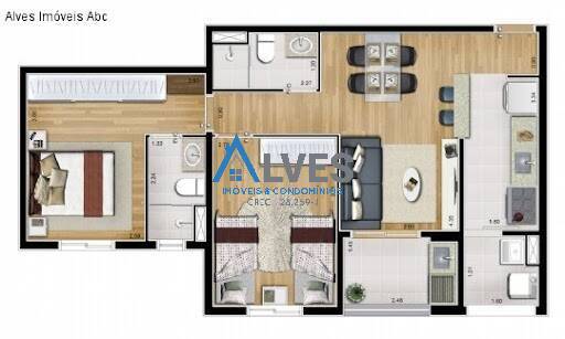 Apartamento, 1 quarto, 65 m² - Foto 37